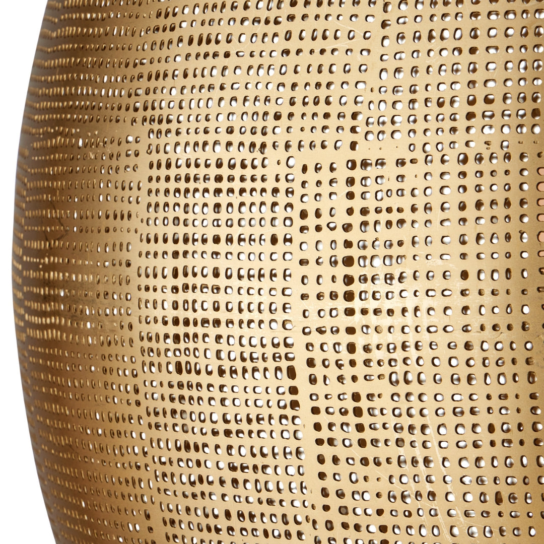 Artisanal Brass Orb Pendant Light