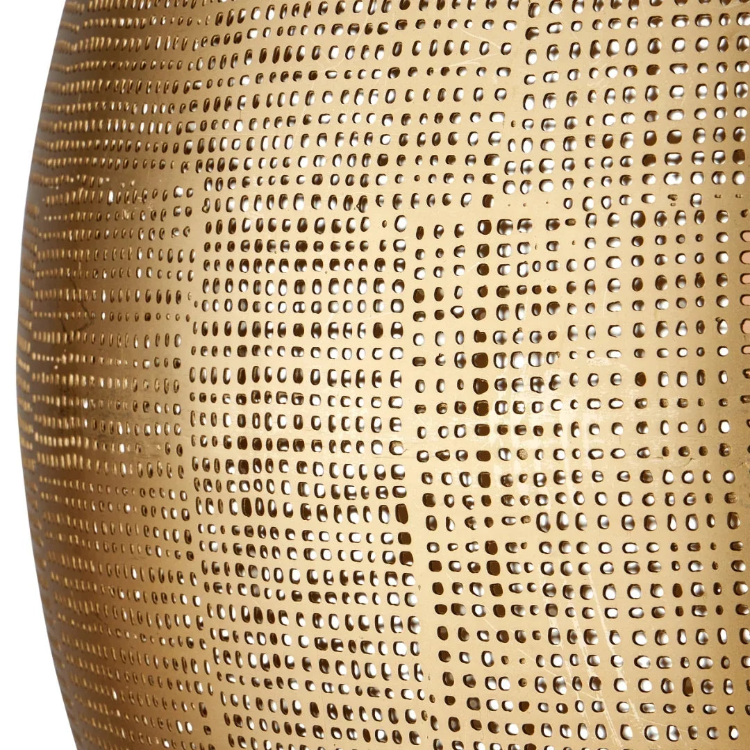 Artisanal Brass Orb Pendant Light