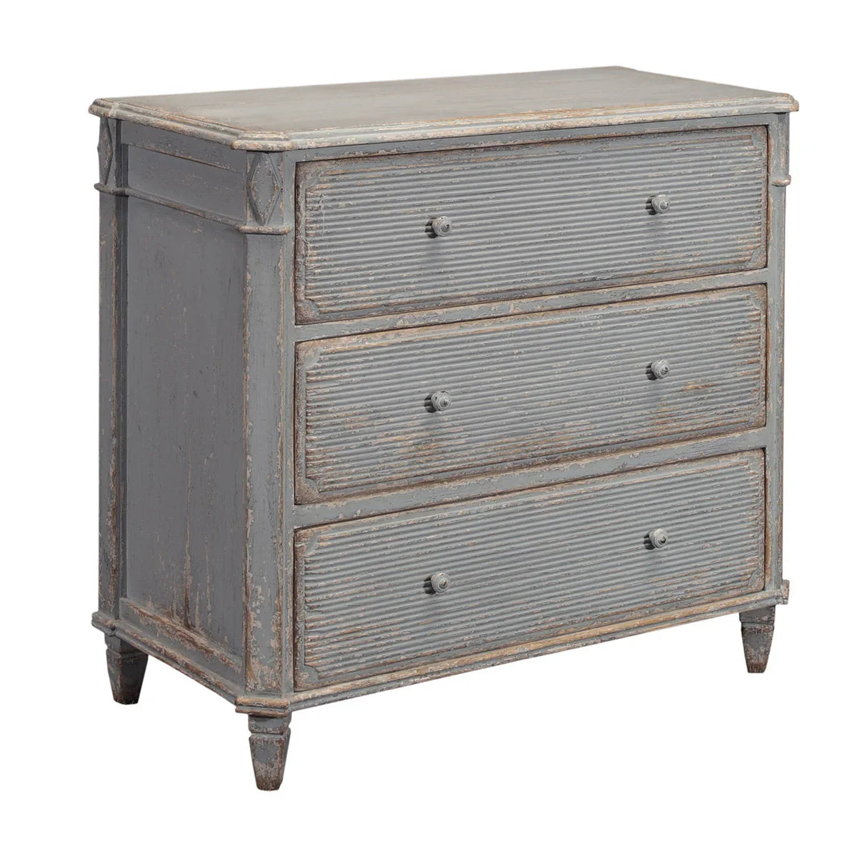 Distressed Blue Drawer Chest | Shabby Chic Style Distressed Blue Drawer Chest | Shabby Chic Style