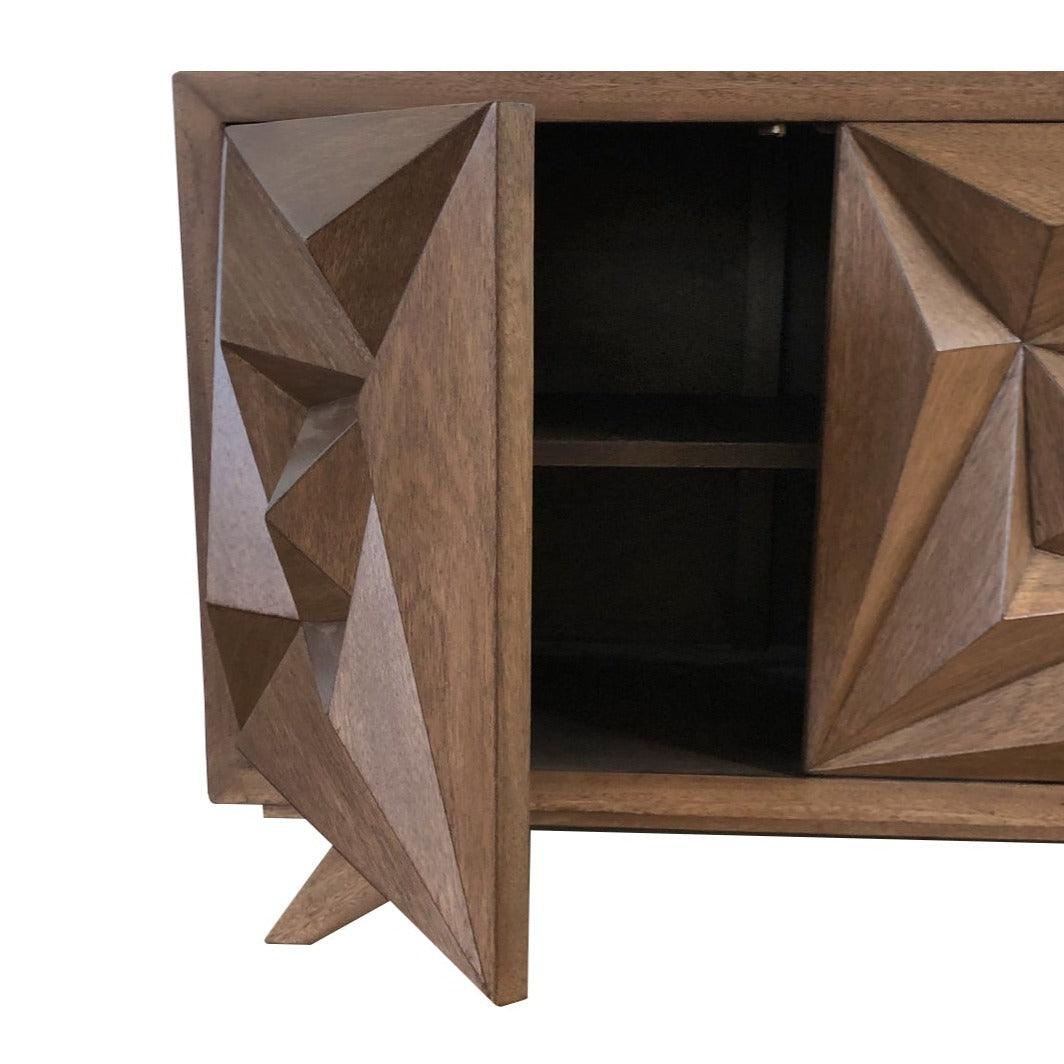 Mid Century Geometric Door Buffet