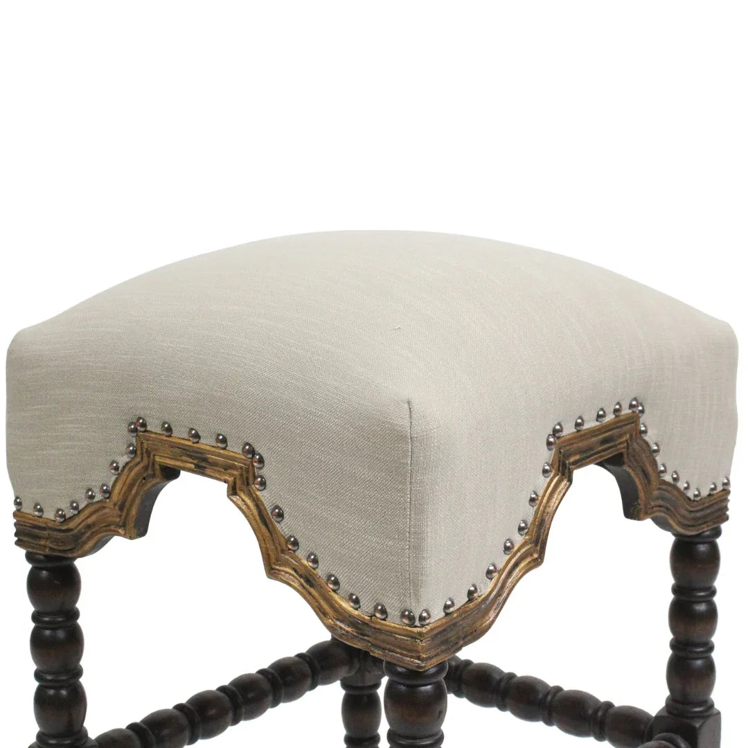 Moroccan Turned Leg Stool