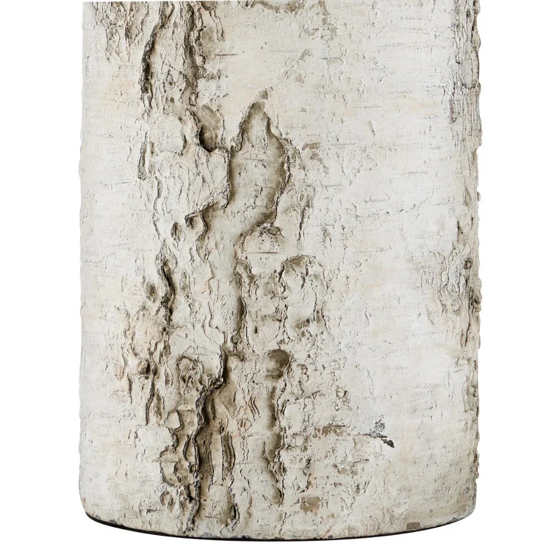 Birch Concrete Tree Trunk Lamp