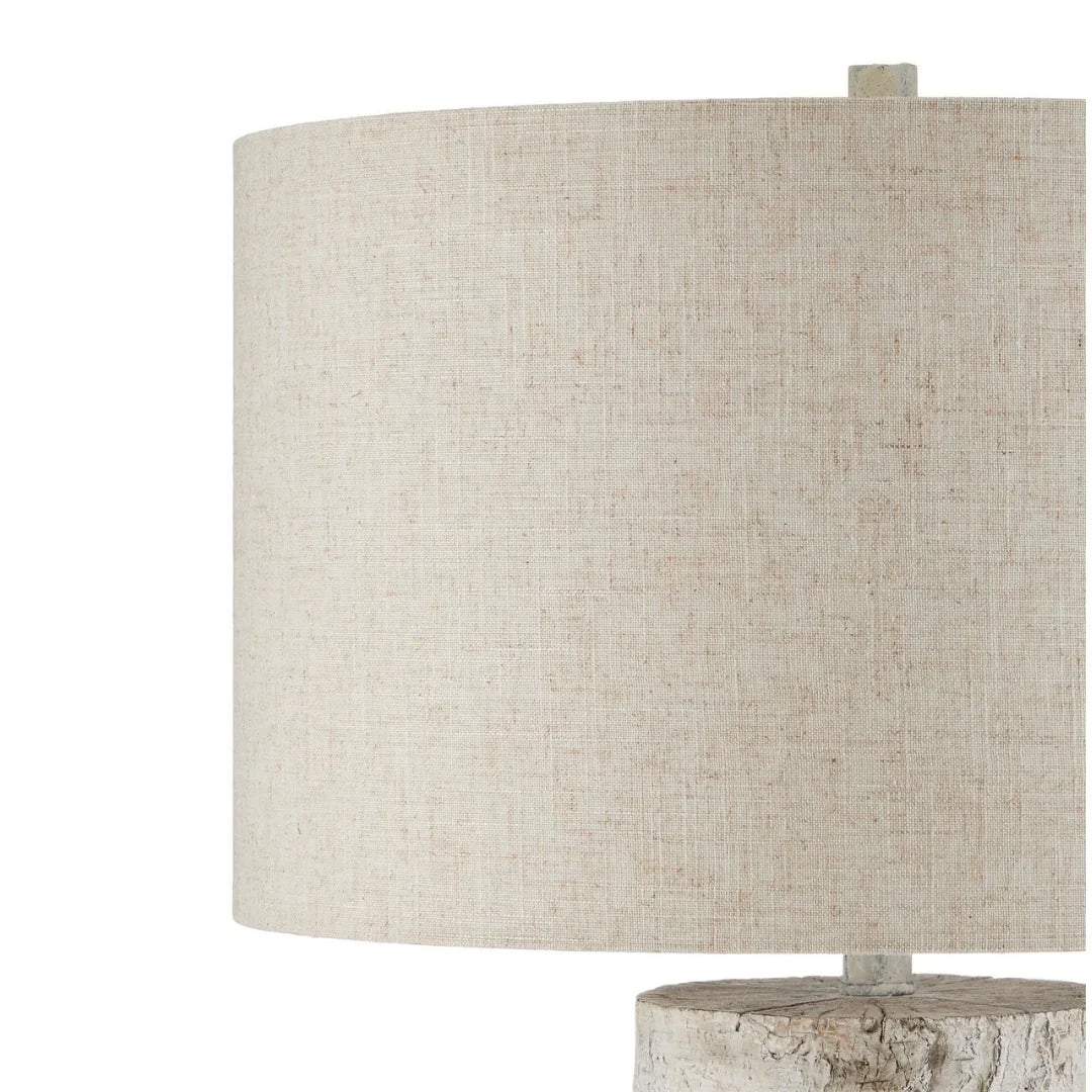 Birch Concrete Tree Trunk Lamp
