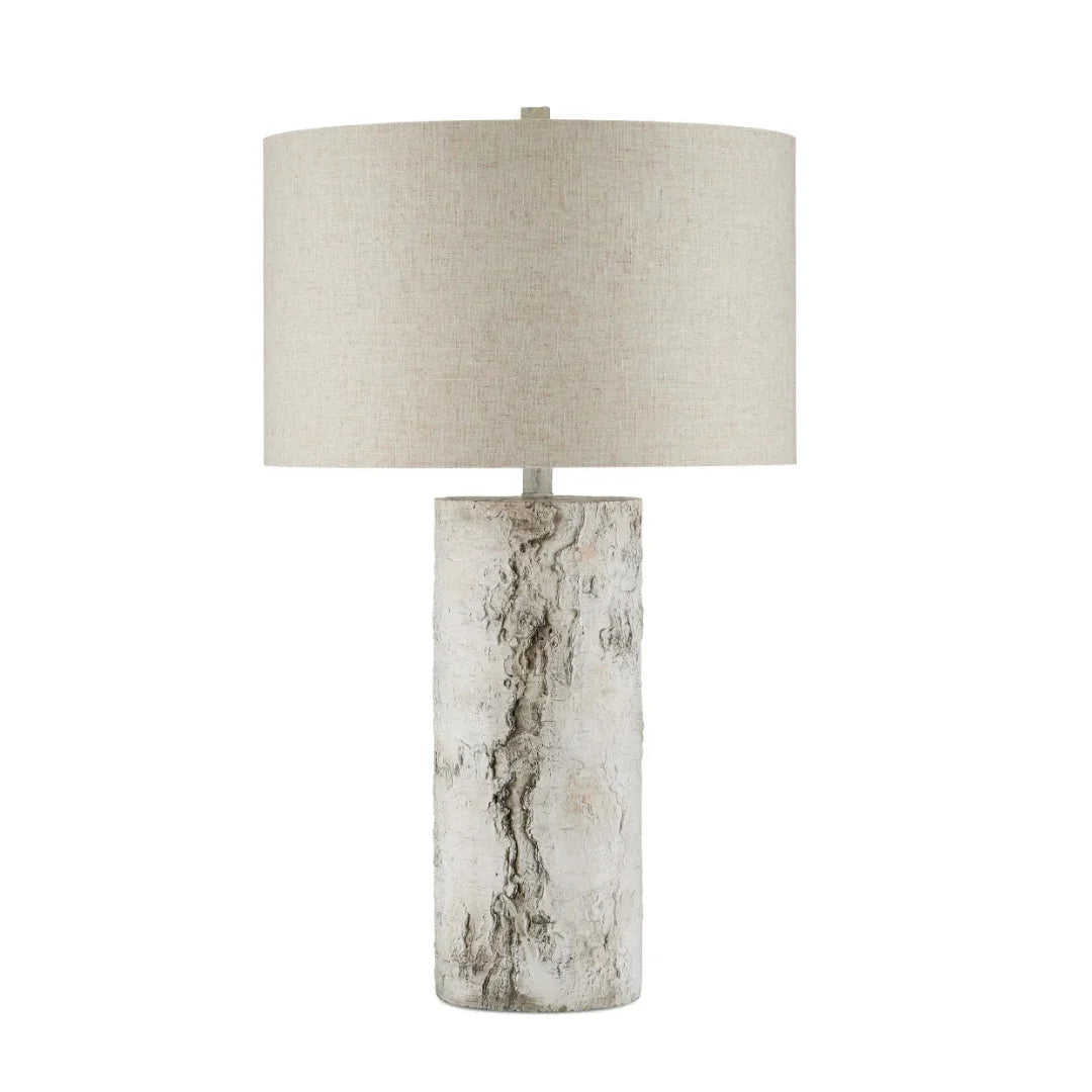 Birch Concrete Tree Trunk Lamp