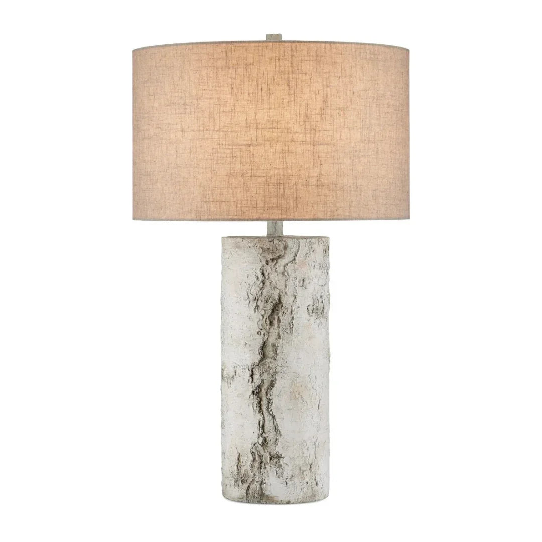 Birch Concrete Tree Trunk Lamp