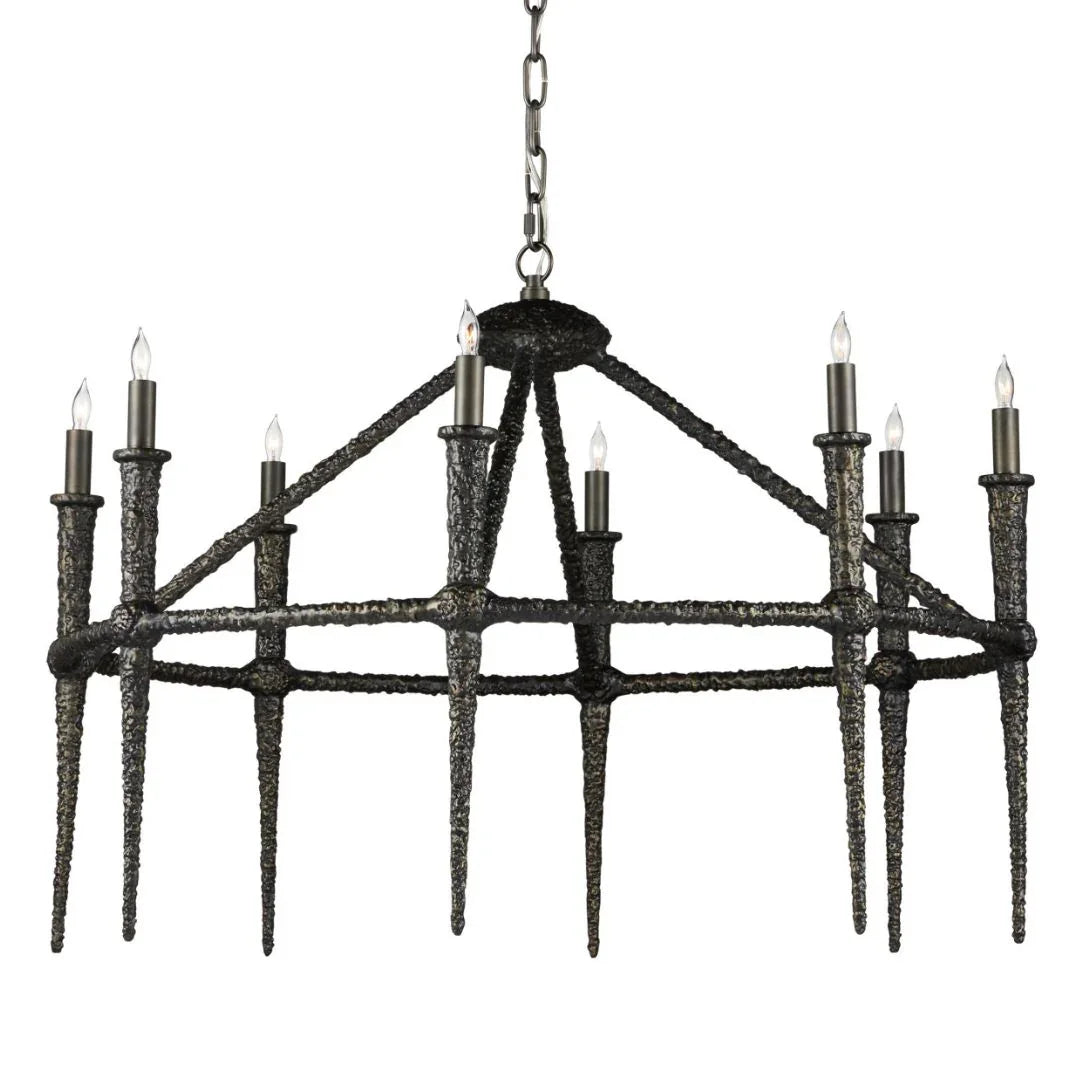 Blackthorn Aged Bronze Chandelier