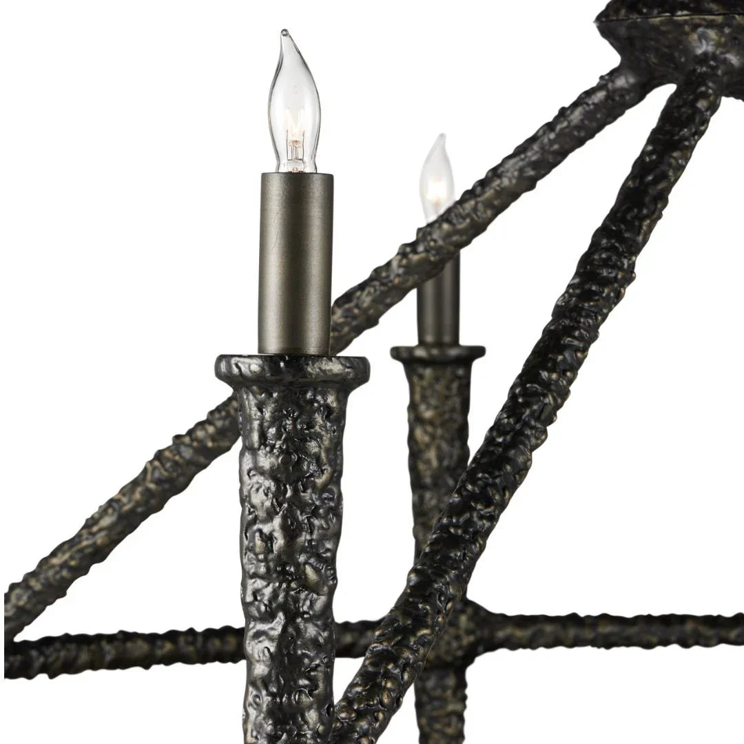 Blackthorn Aged Bronze Chandelier