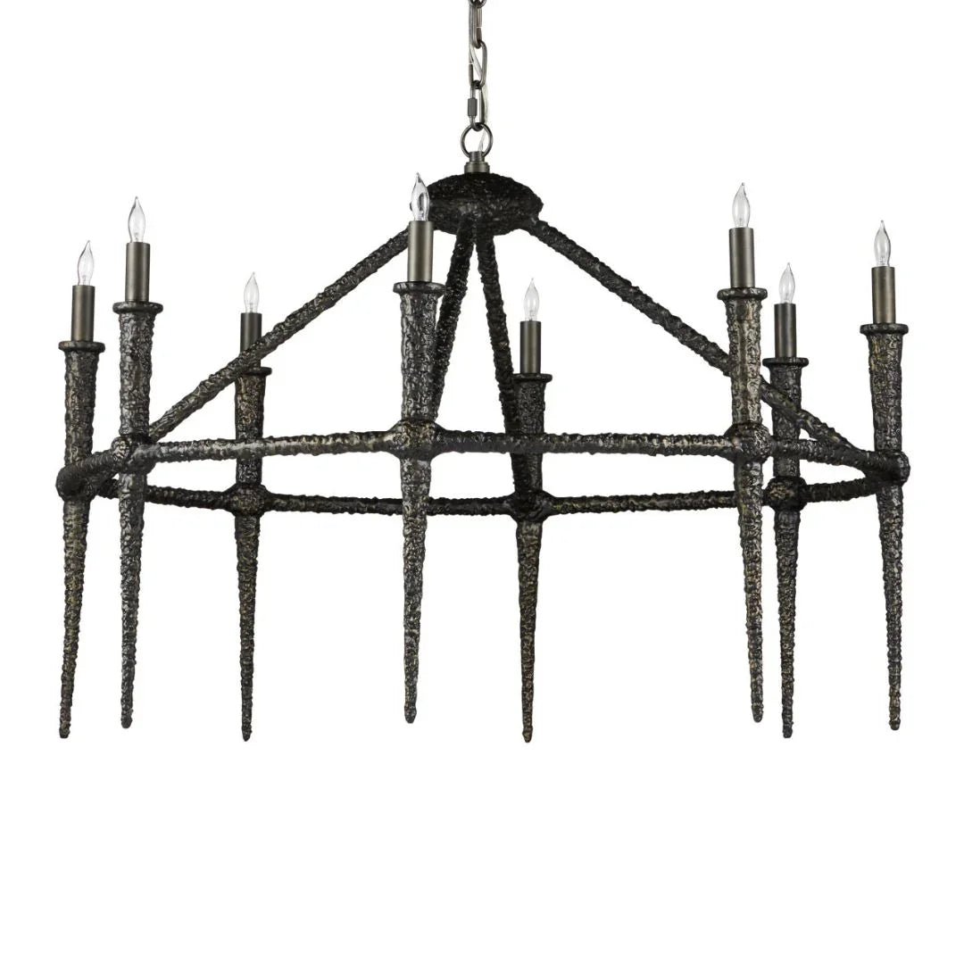 Blackthorn Aged Bronze Chandelier