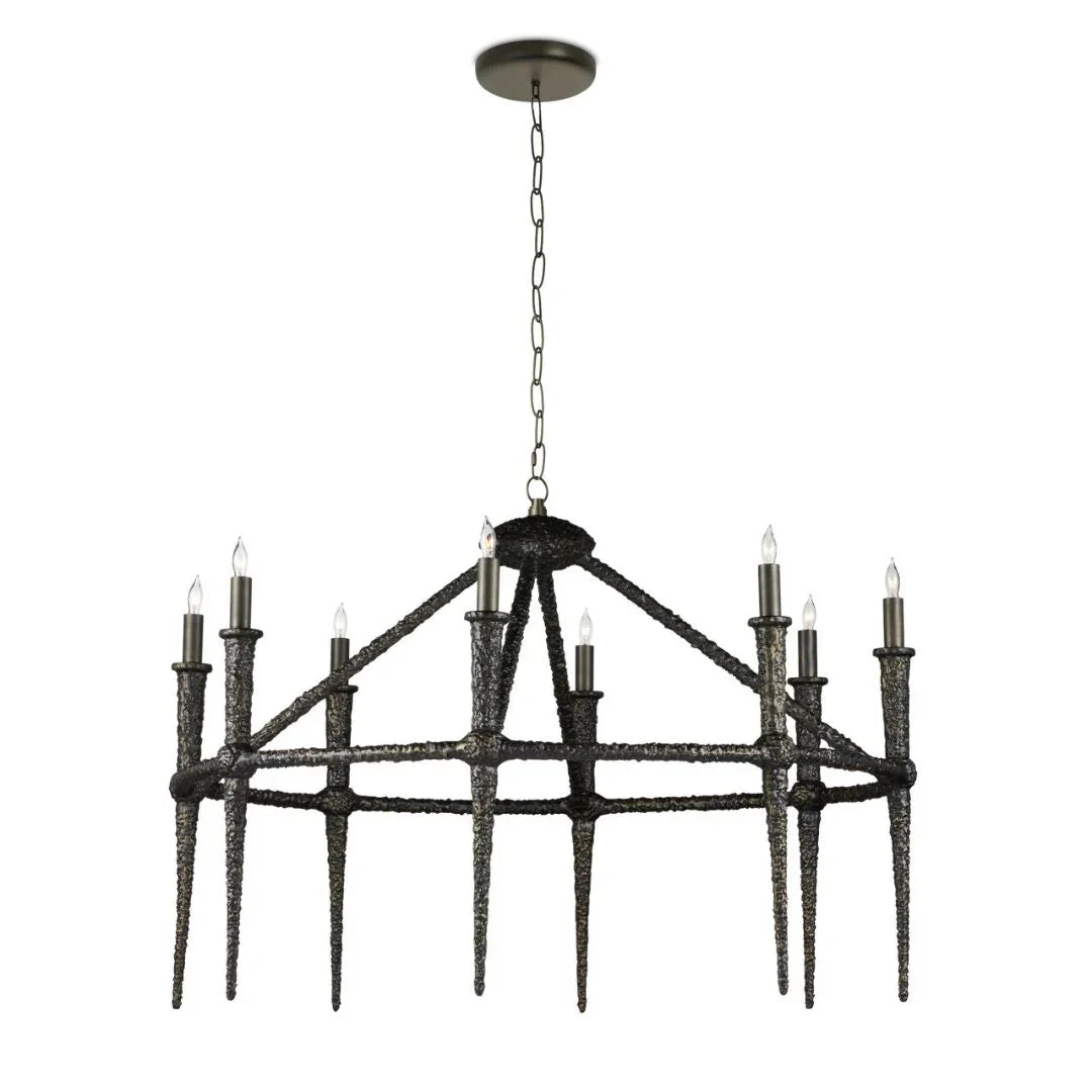 Blackthorn Aged Bronze Chandelier