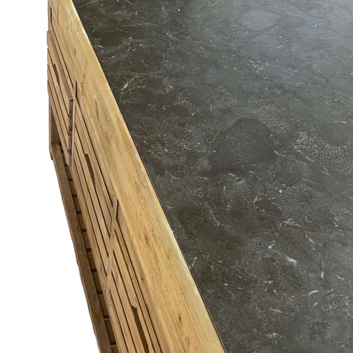Blue Stone Reclaimed Pine Kitchen Island