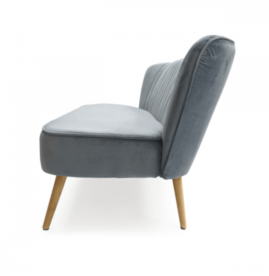 Moda Blue Velvet Bench