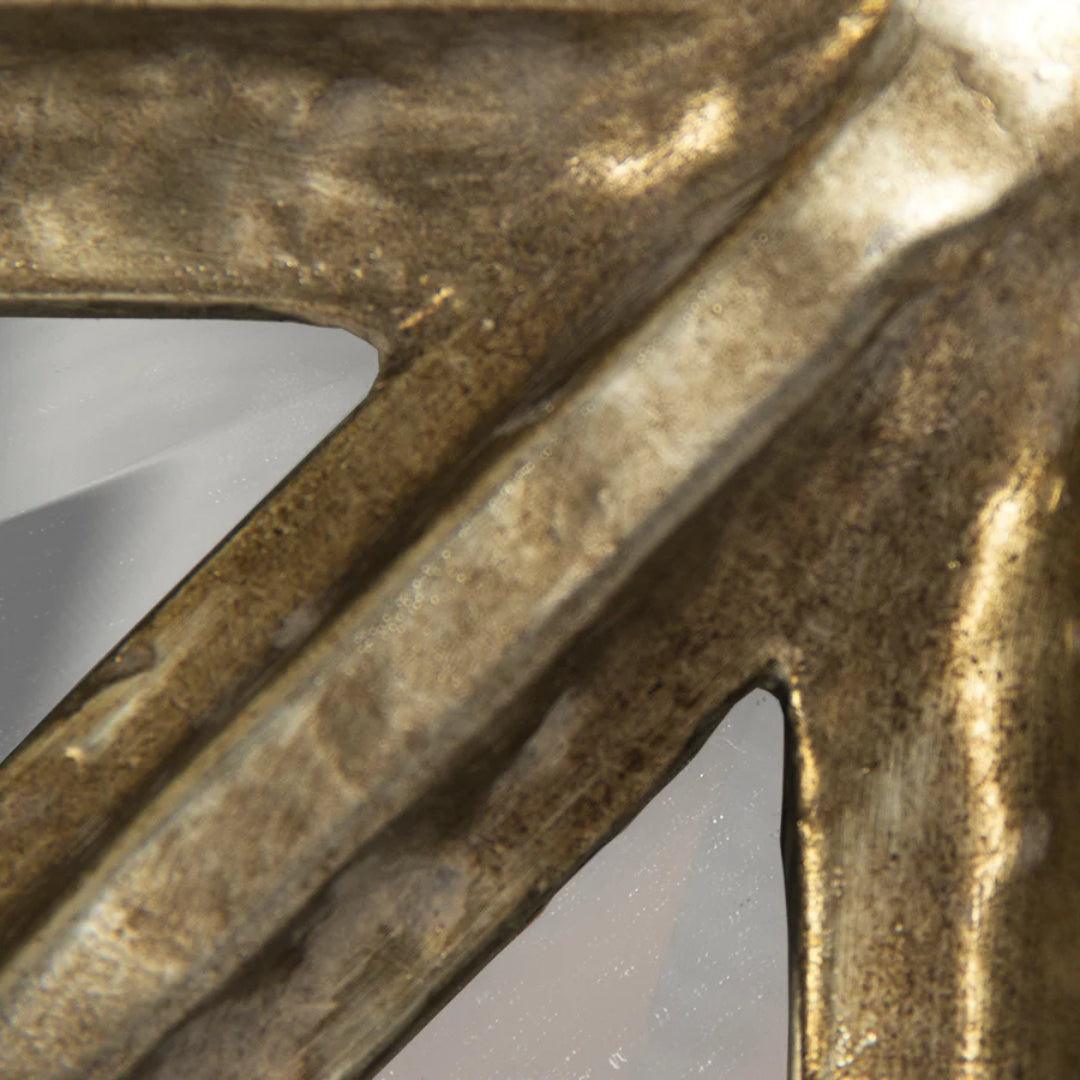 Cathedral Brass Arched Mirror