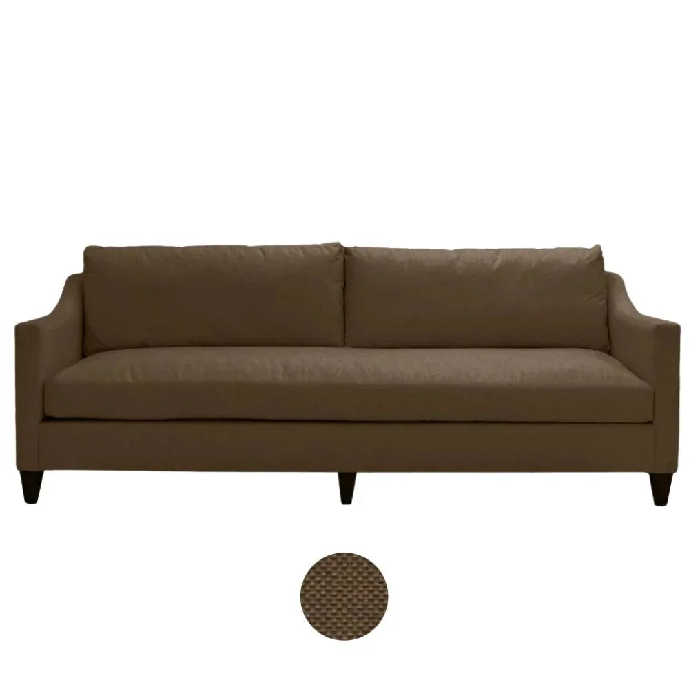 Madison White Upholstered Sofa