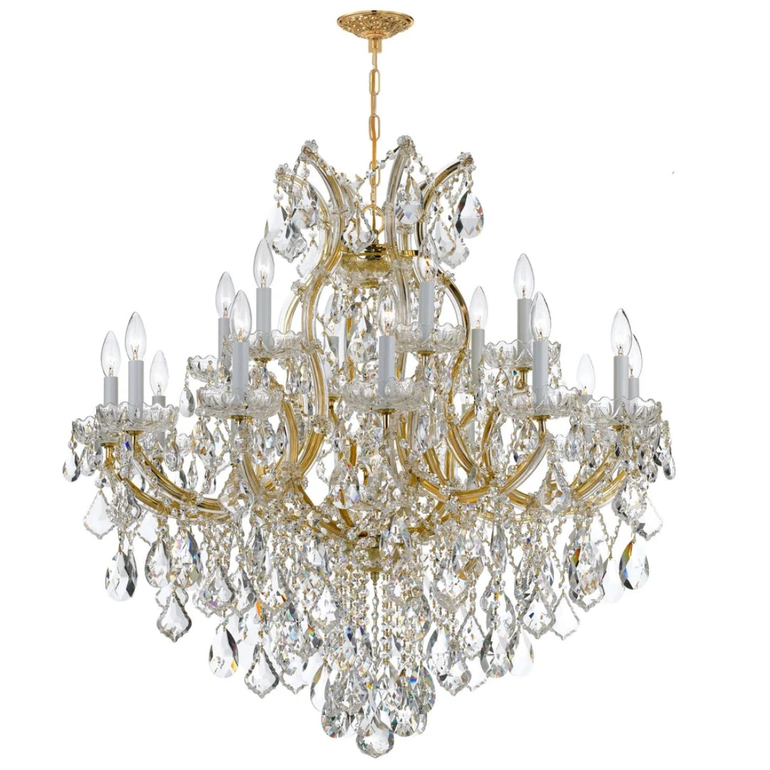 Celestia Gold Crystal Chandelier