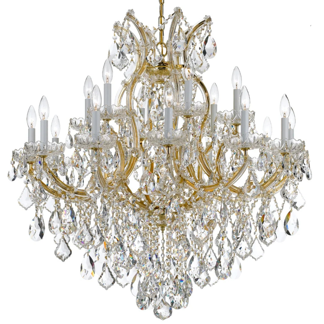 Celestia Gold Crystal Chandelier