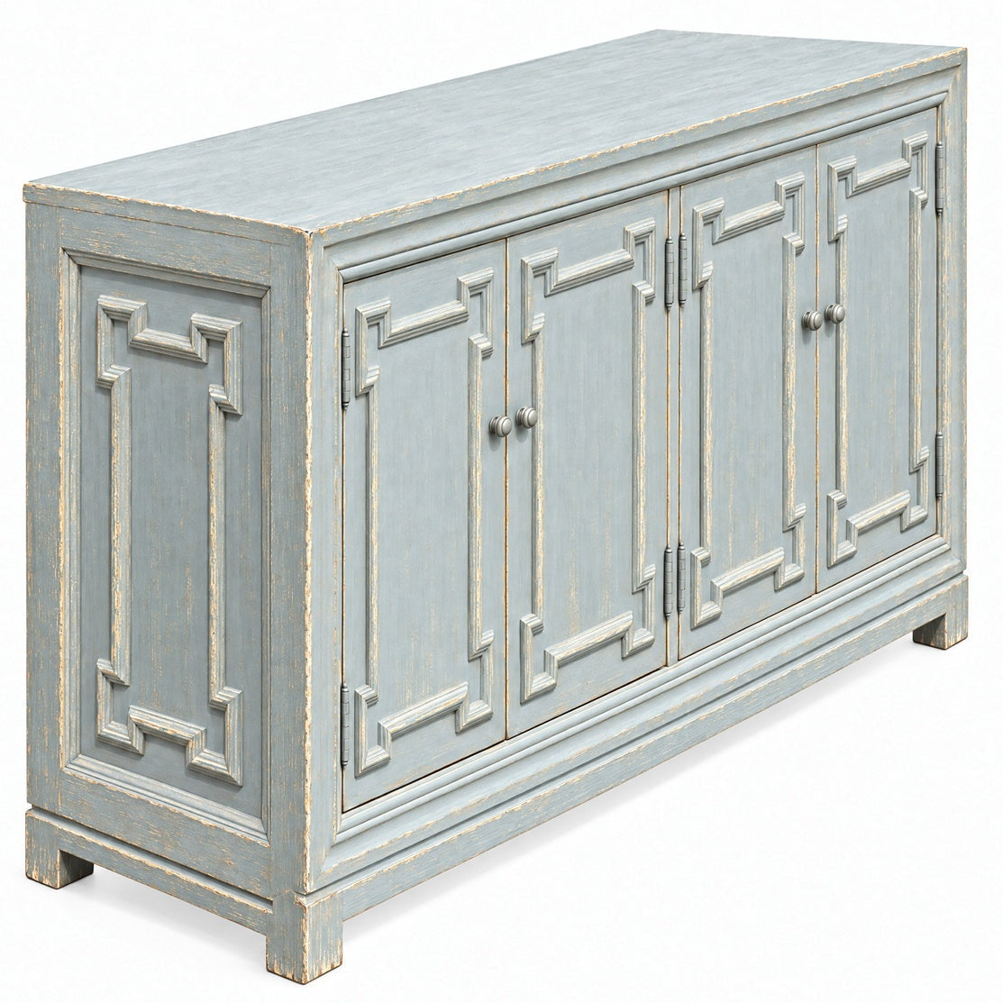 Celestine Blue Architectural Door Buffet