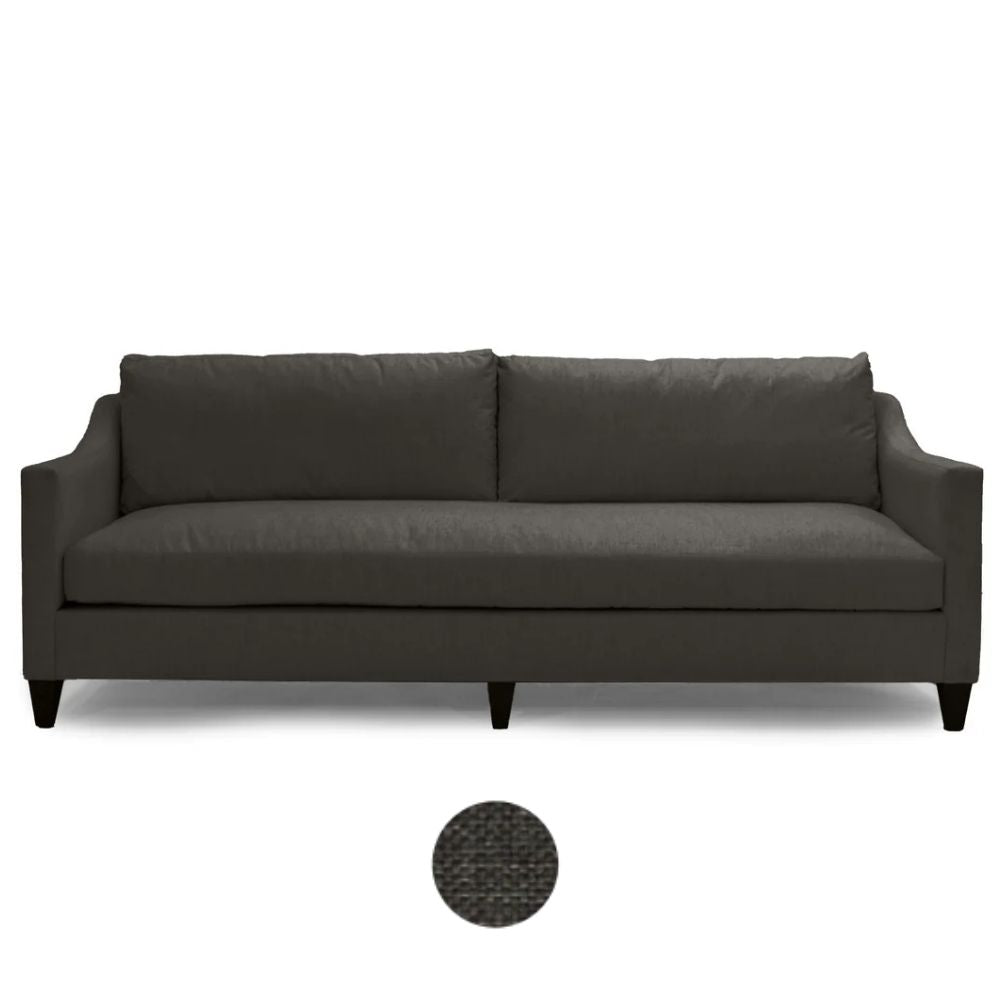 Madison White Upholstered Sofa