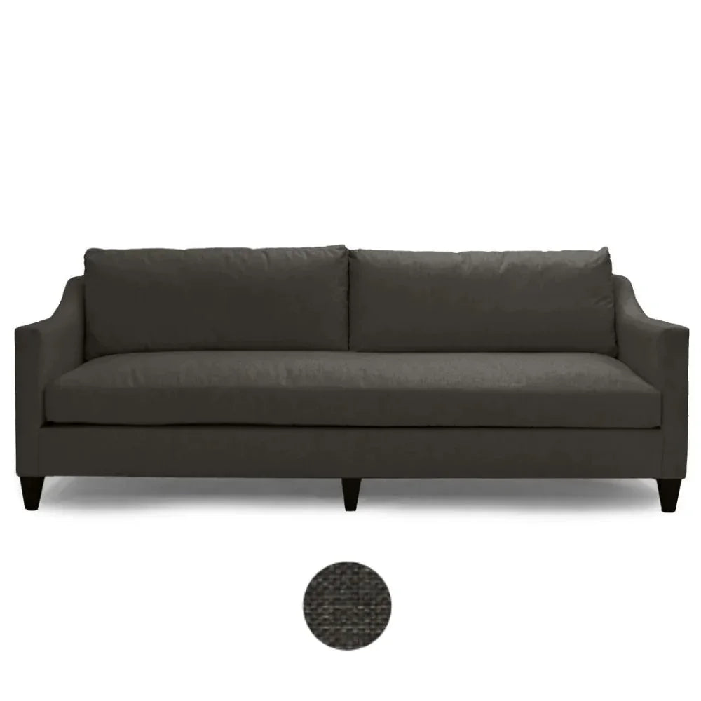 Madison White Upholstered Sofa