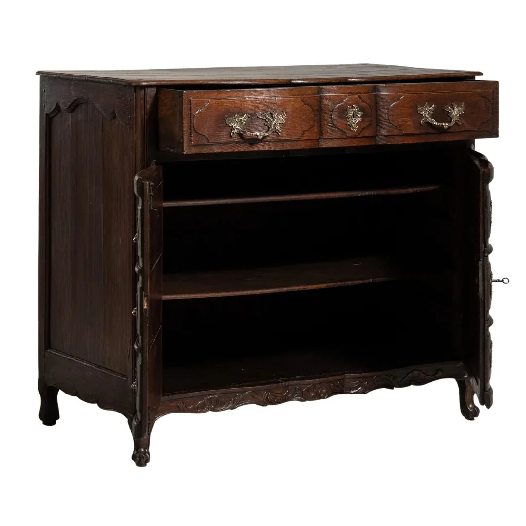 Château Provence Walnut Bombe Chest, Circa 1800