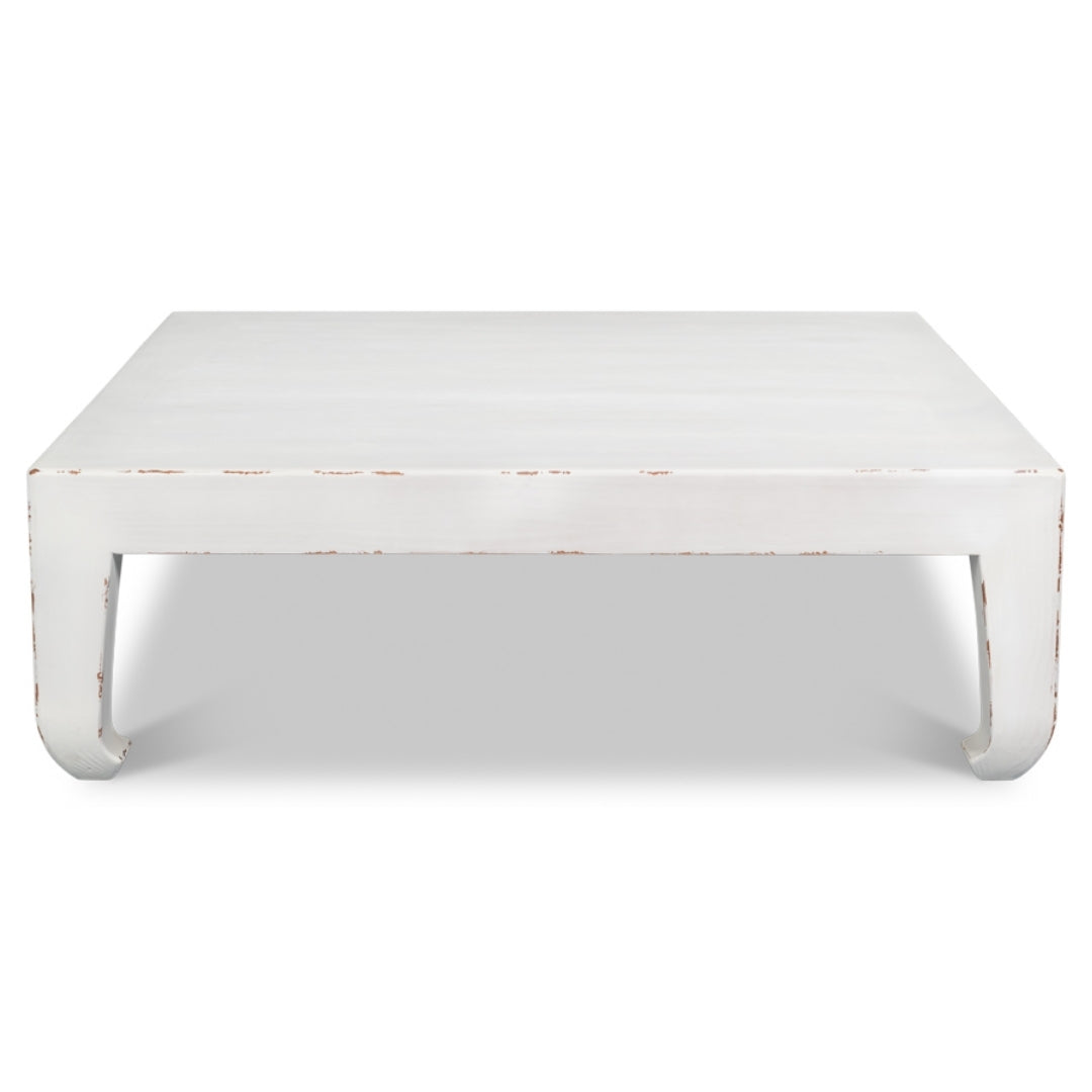Classic White Curved Leg Coffee Table