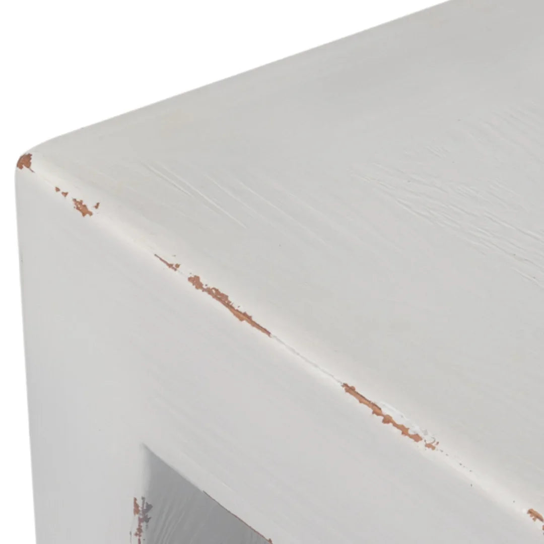 Classic White Curved Leg Coffee Table