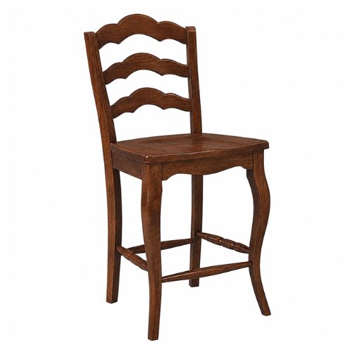 Classic French Country Ladder Back Counter Stool