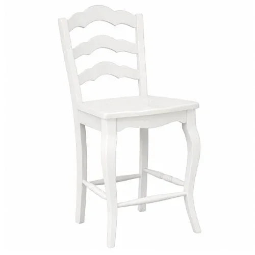 Classic French Country Ladder Back Counter Stool