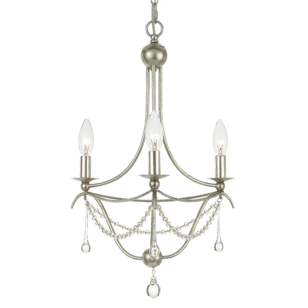 Jewel Crystal Accent Chandelier
