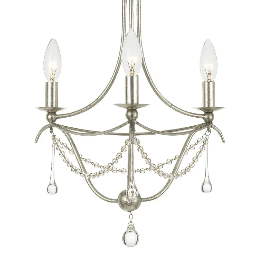 Jewel Crystal Accent Chandelier