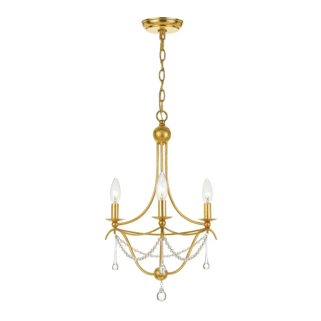 Jewel Crystal Accent Chandelier