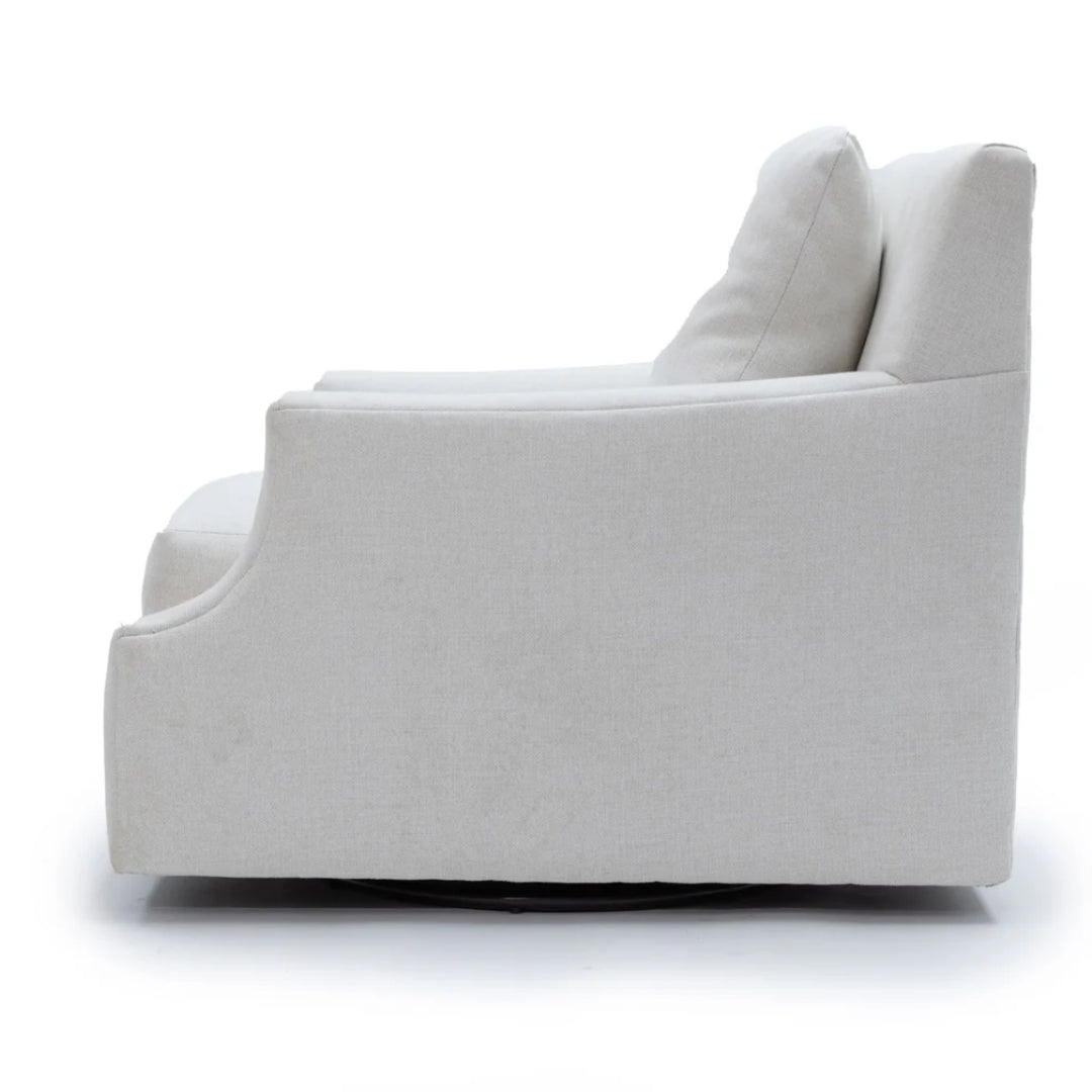 Cloud White Plush Armchair