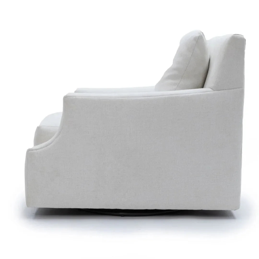 Cloud White Plush Armchair