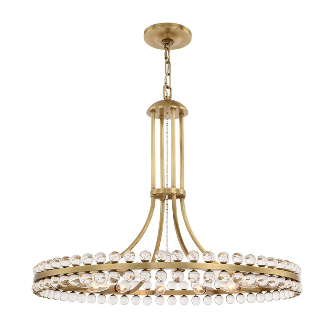 Clover Glass Ball Chandelier