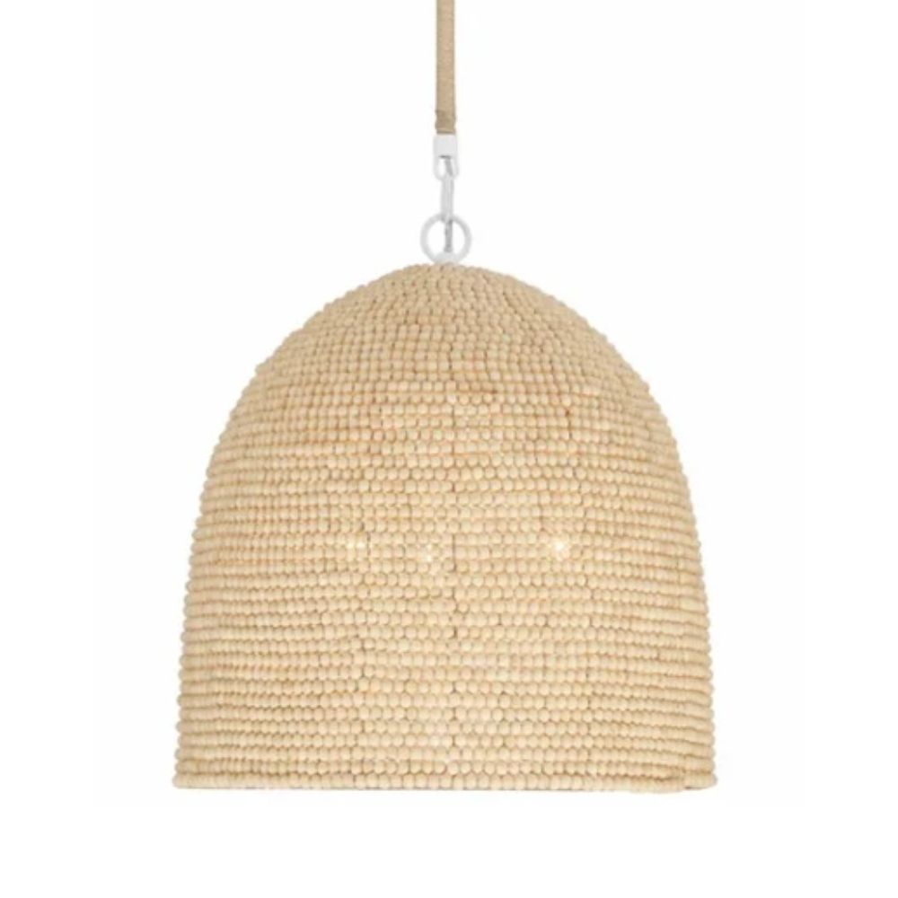 Coastal Beaded Dome Pendant