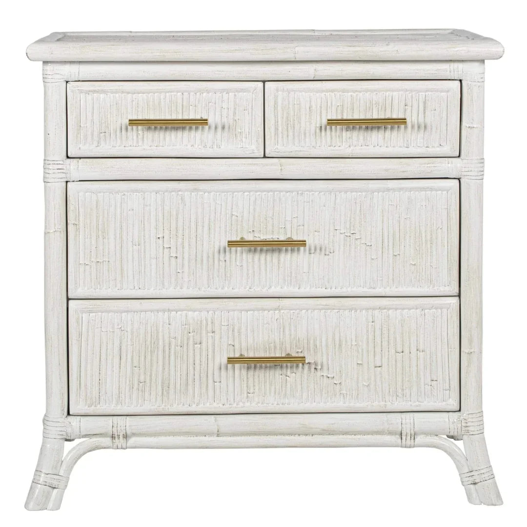 Coastal Pencil Rattan Chest