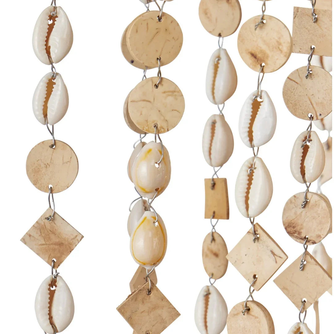 Coco Cream Shell Chandelier