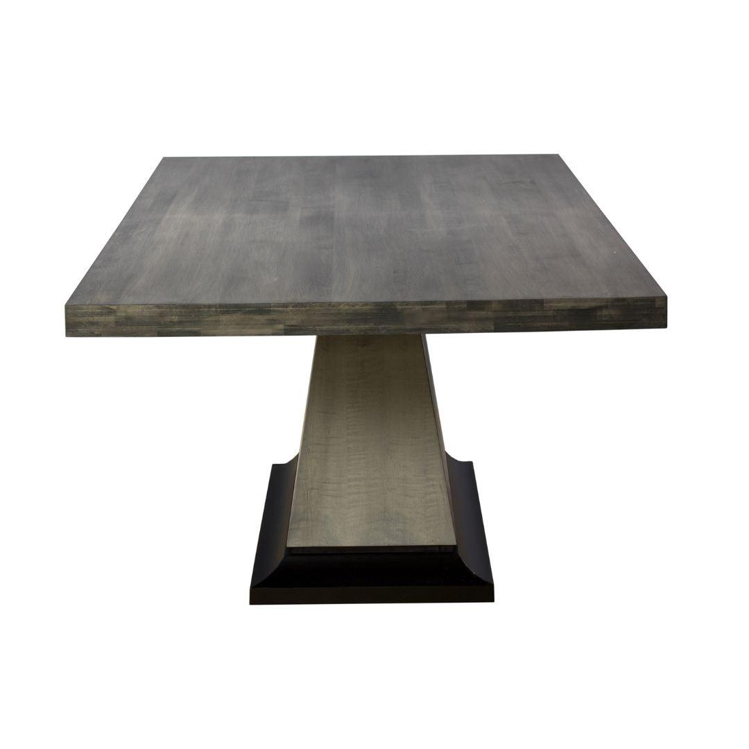 Contemporary Style Pedestal Dining Table