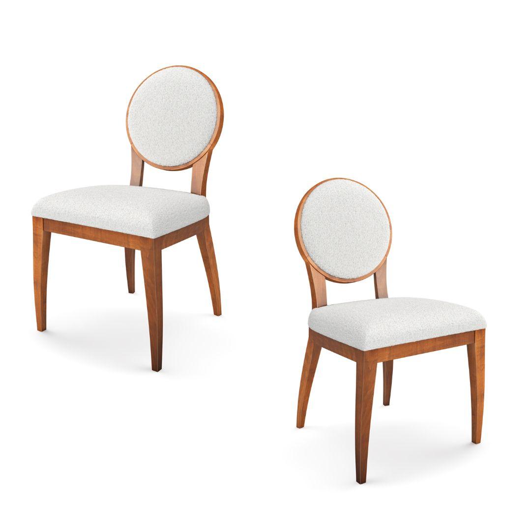 Mid Century Modern Round Back Dining Chair