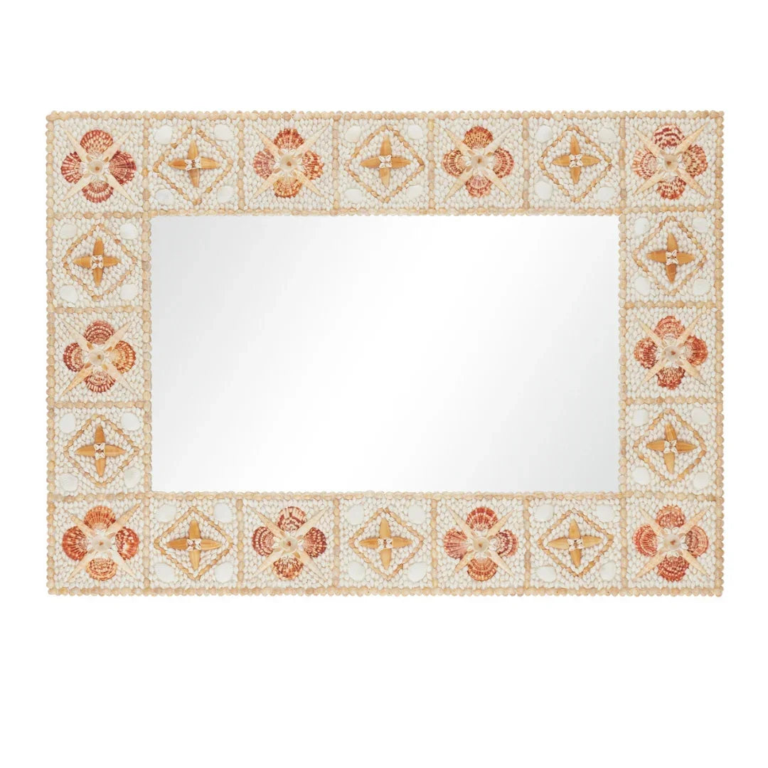 Coquillage Mosaic Shell Mirror