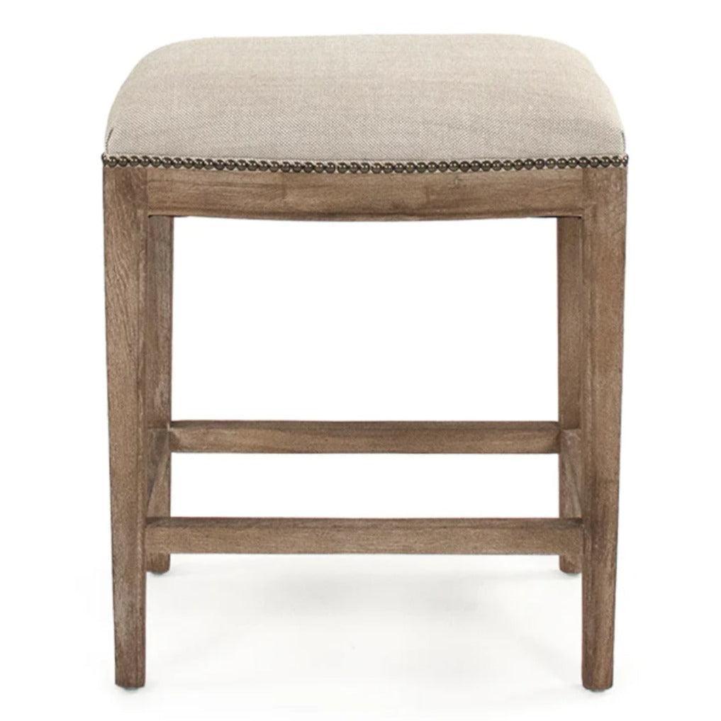 Cora Counter Stool with Nailhead Trim