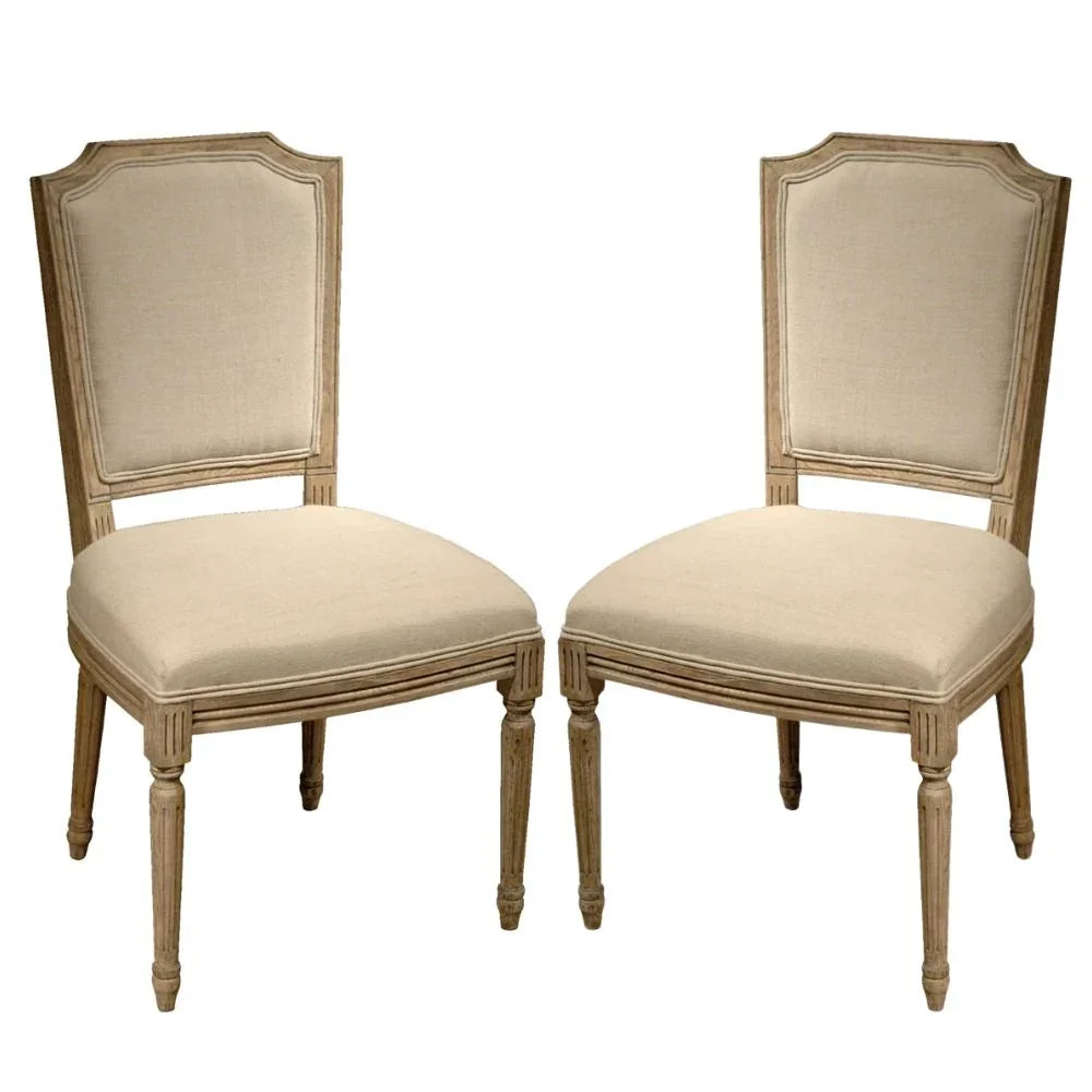 Crested French Fluted Dining Chair