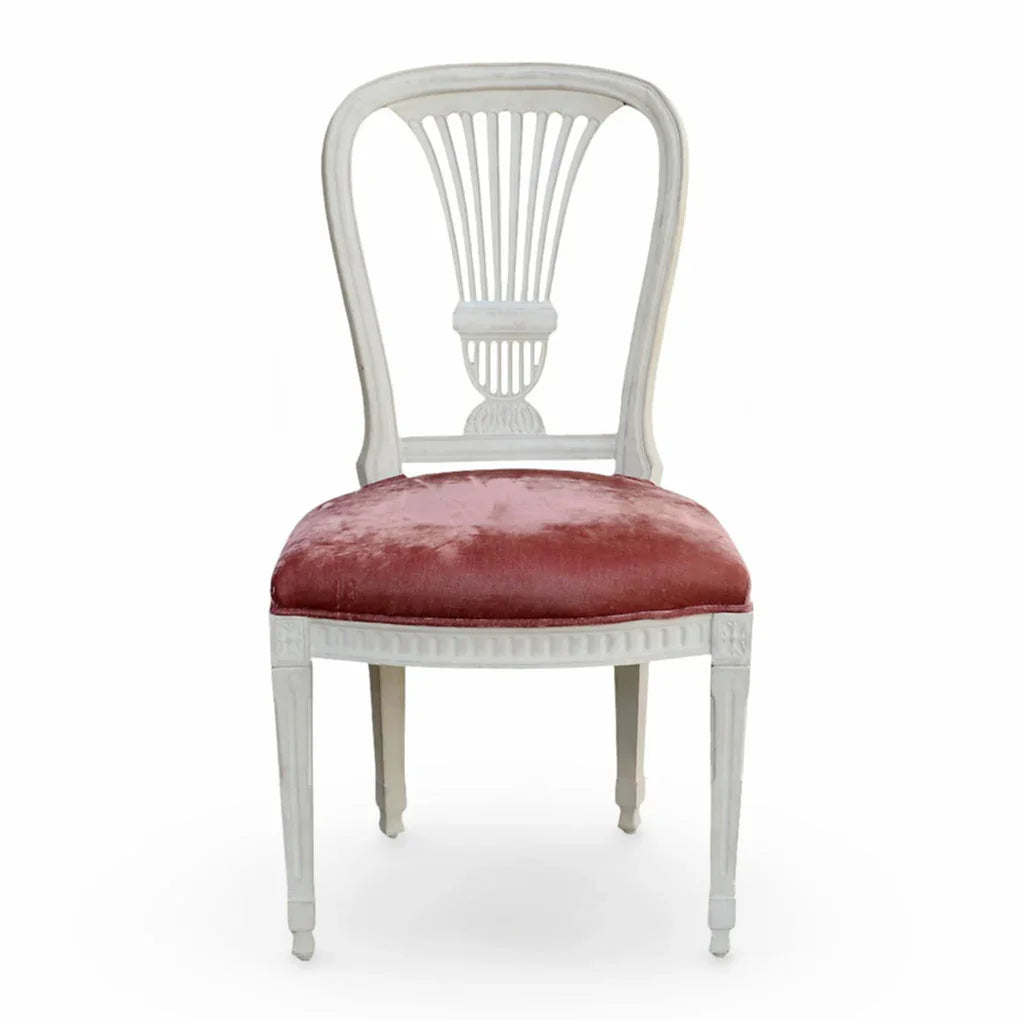 Romantic Fan Back Side Chair