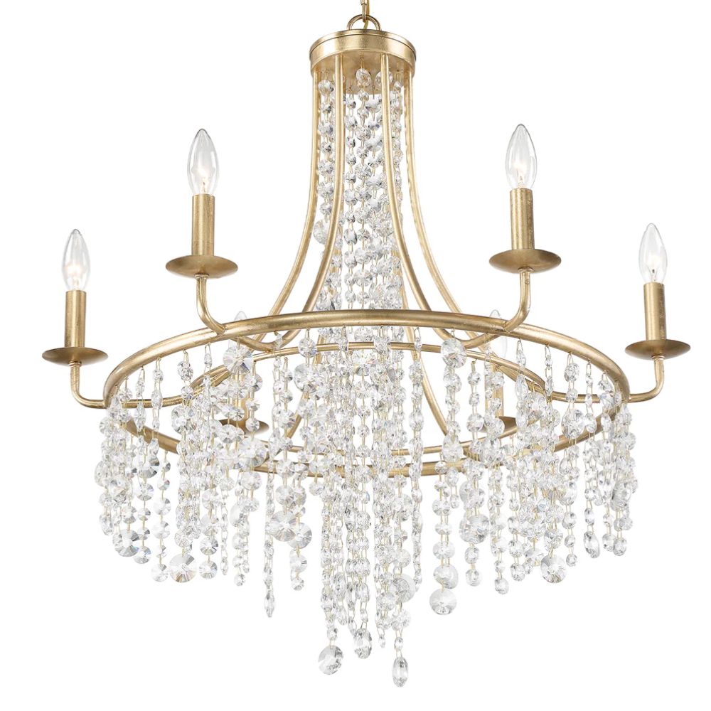Crystal Antique Gold Chandelier