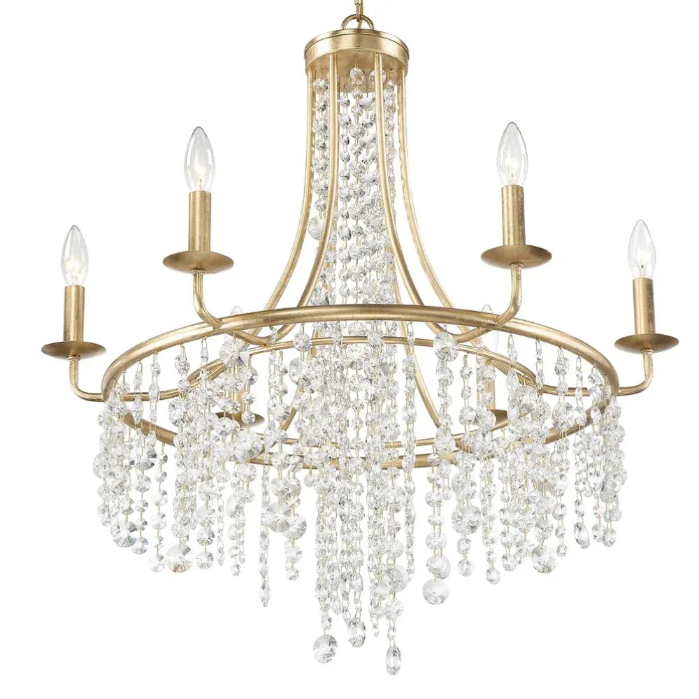 Crystal Antique Gold Chandelier