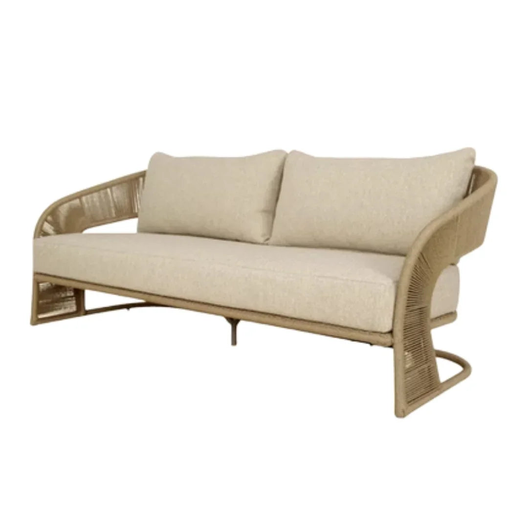 Solara Curved Rope Woven Outdoor Sofa