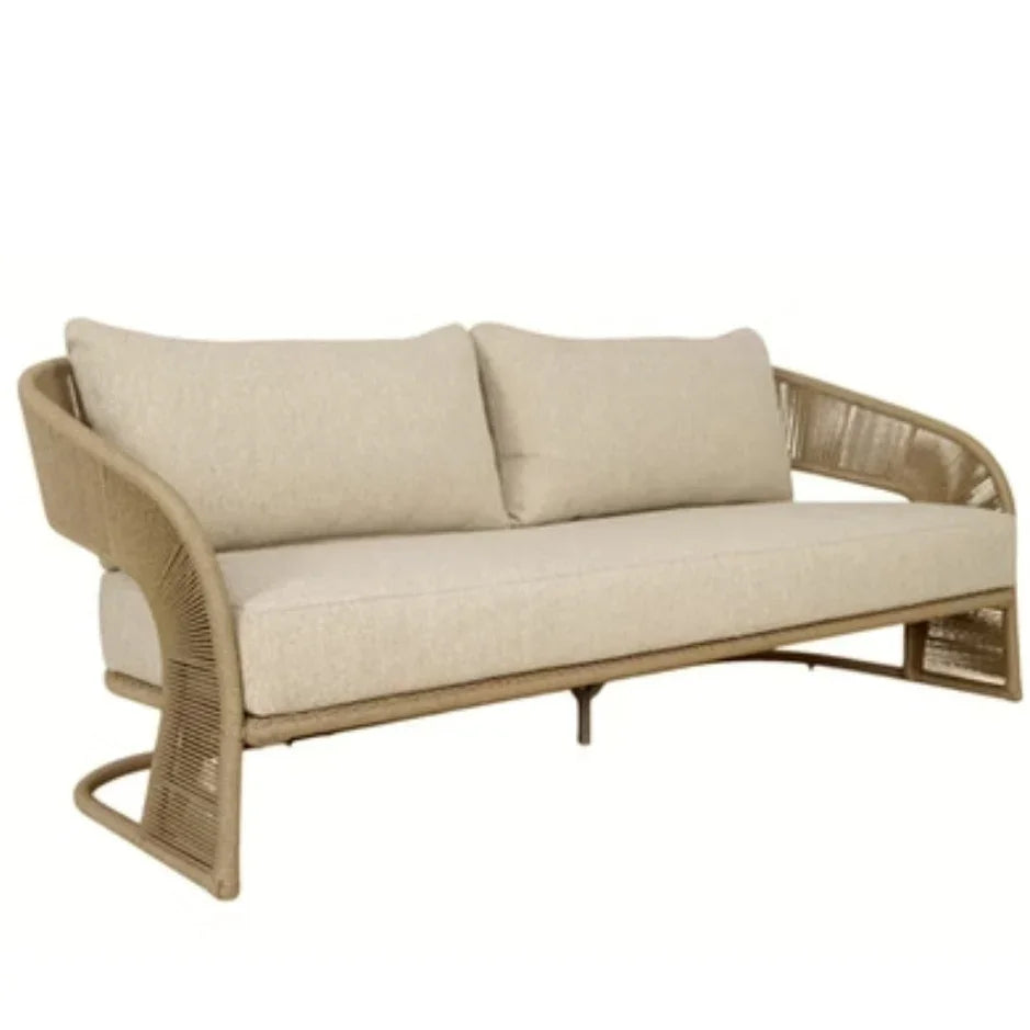 Solara Curved Rope Woven Outdoor Sofa