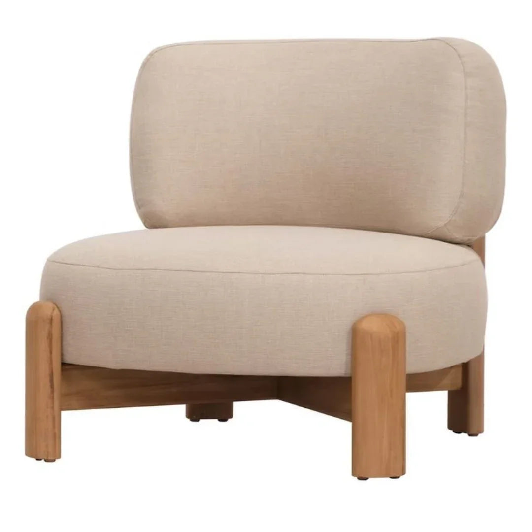 Outdoor Organic Modern Accent Chair