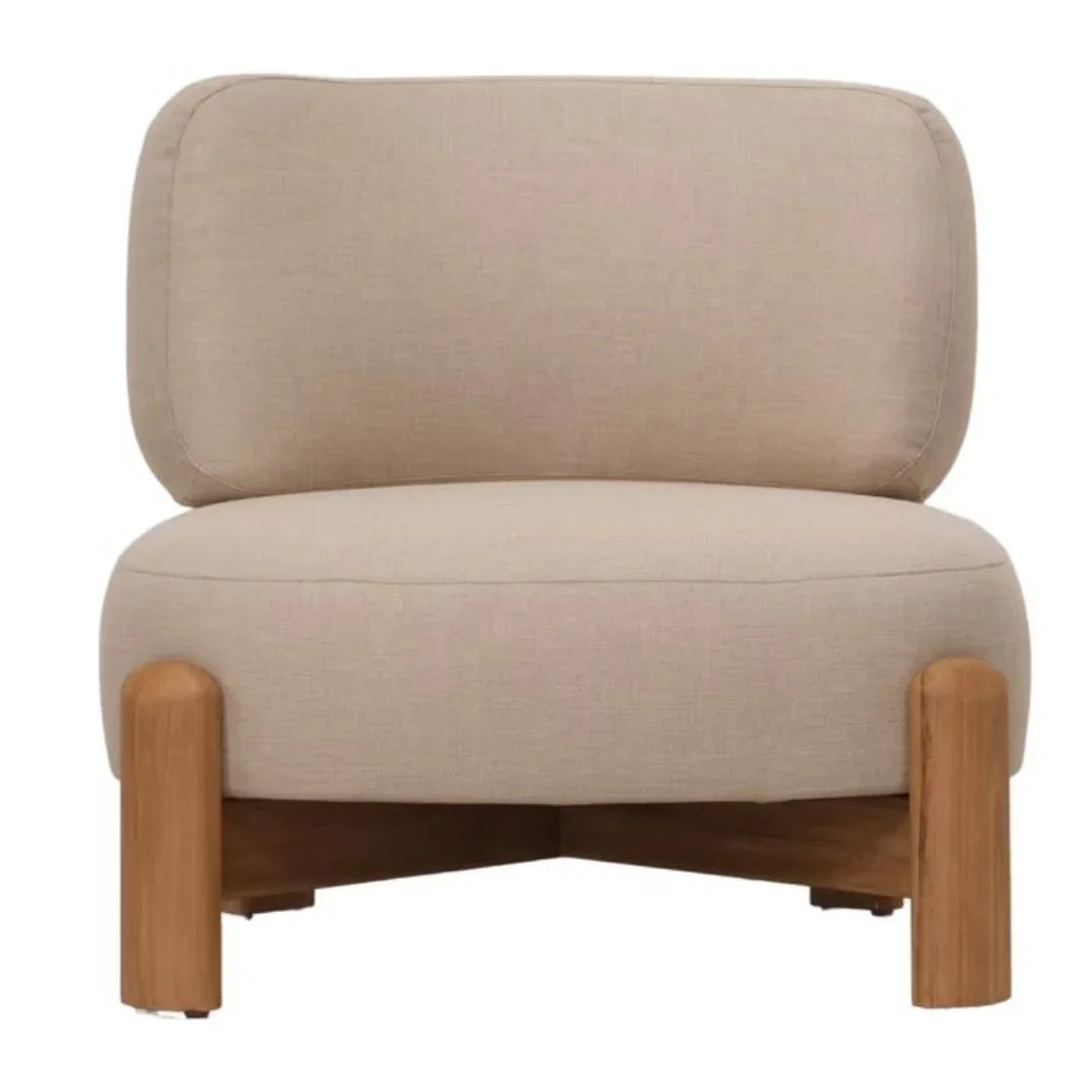 Outdoor Organic Modern Accent Chair