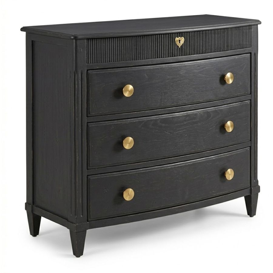 Curved Stained French Chest