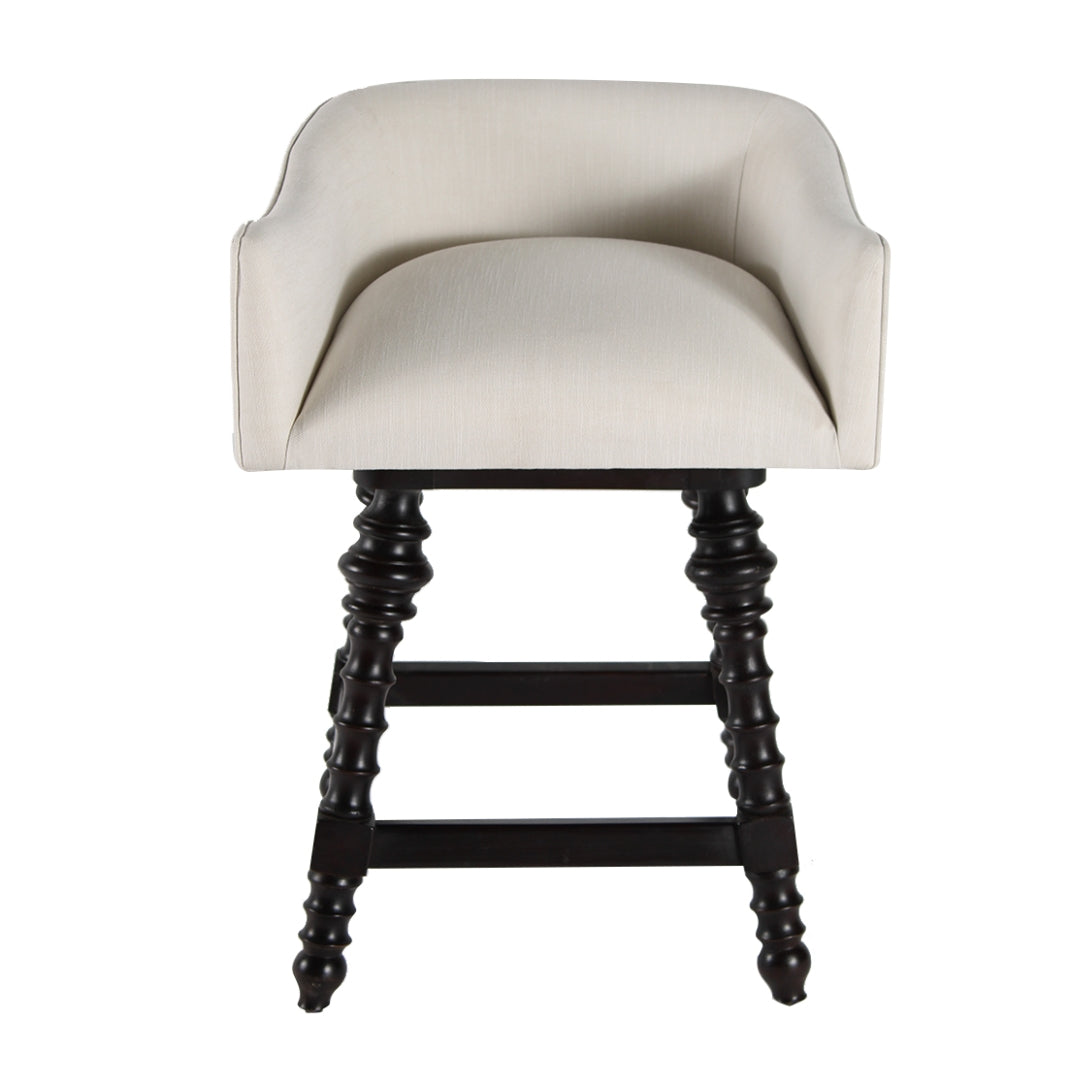 Swivel Turned Legs Counter Stool